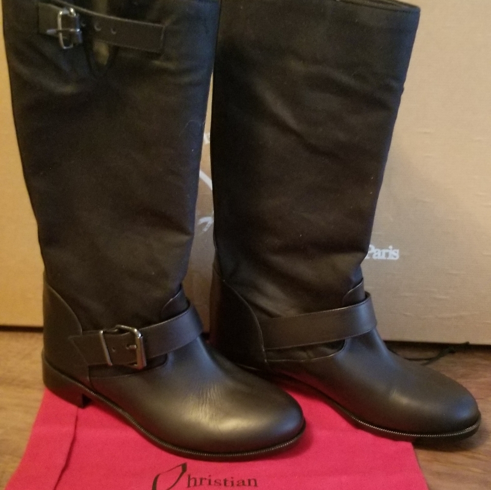 Brand new Christian Louboutin Moto boots.